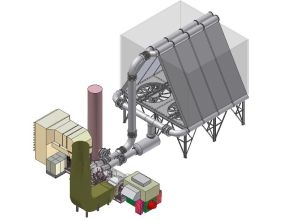 Система промежуточного охлаждения воздуха ГТУ LMS100 с использованием воздухоохлаждаемого конденсатора